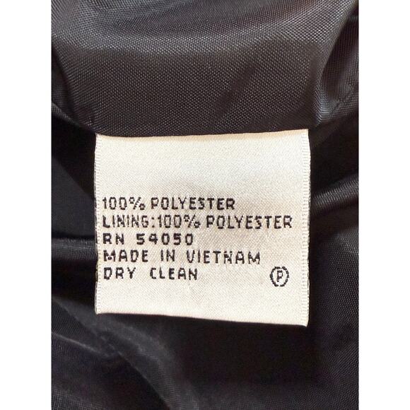 Le Suit Gray Long Sleeve Two Button Career Business Suit Jacket Blazer Size 12P - Picture 8 of 9